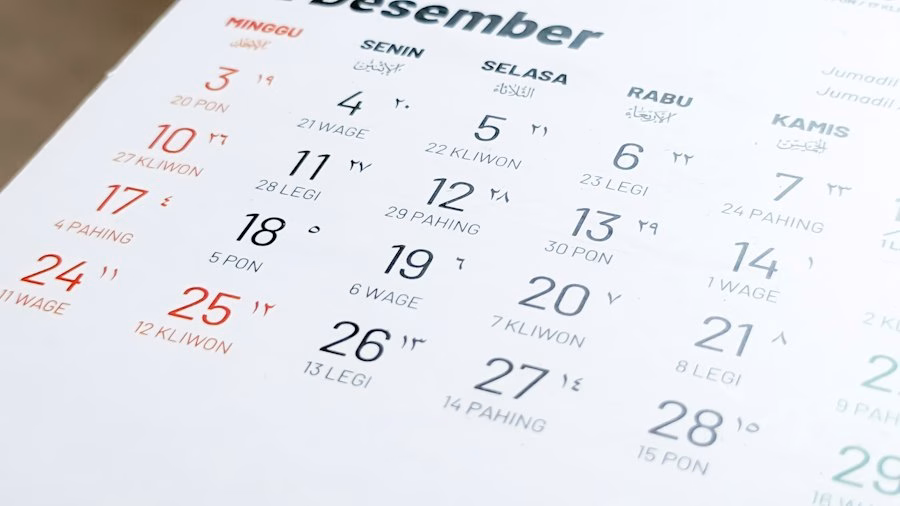 Photo Email Newsletter Calendar